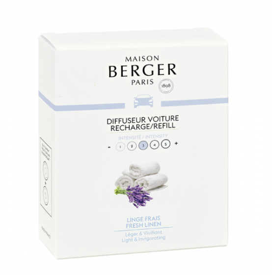 maison berger autoparfum navulling fresh linen dkw woonvision