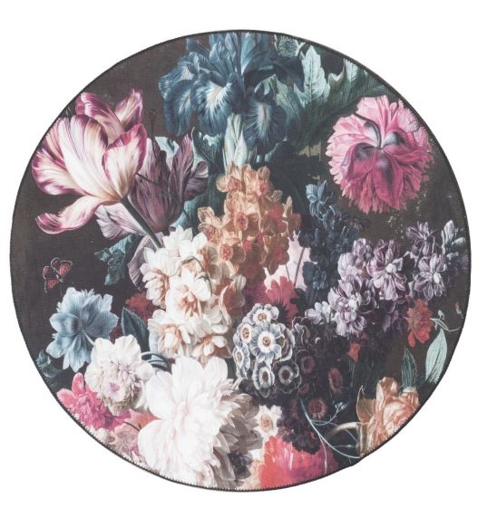 karpet flores rond