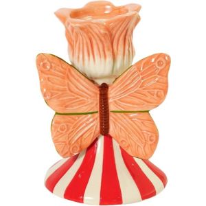 Kaarsenstandaard bloem vlinder