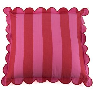 Kussen Alva striped roze