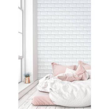 Patroon behang metrotegels