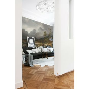 Fotobehang Approaching thunderstorm