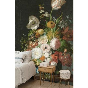Fotobehang Flowers in a Glass Vase III