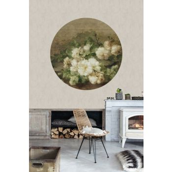 Behangcirkel Roses on a Guitar