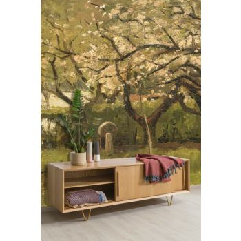 Fotobehang Flowering Orchard
