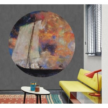 Behangcirkel Flower clouds