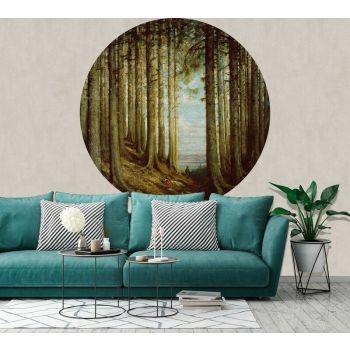 Behangcirkel Alpine Scene