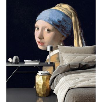 Fotobehang Meisje met de parel