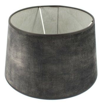 Lampenkap velvet antraciet
