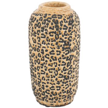 Aardewerk vaas panter