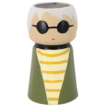 Aardewerk Kokeshi Doll vaas Queen Elizabeth