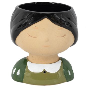 Aardewerk vaas meisje Wednesday