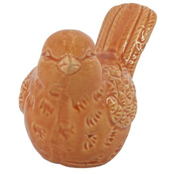 Aardewerk vogel tangerine 