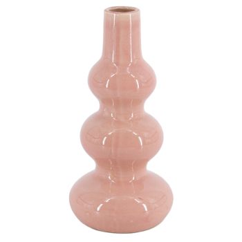 Aardewerk vaas pink/roze