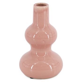Aardewerk vaas pink/roze