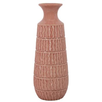 Aardewerk vaas Aztec roze 