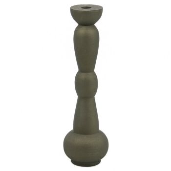 Kaarsenstandaard aluminium groen 