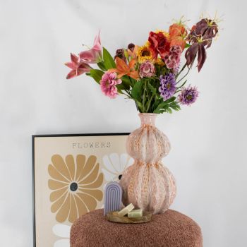 Kunstbloem gloriosa paars 