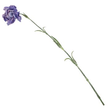 Kunstbloem anjer paars