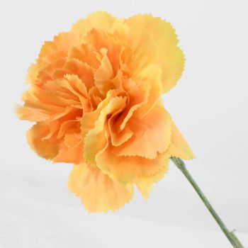 Kunstbloem anjer geel