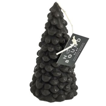 Kaars kerstboom zwart