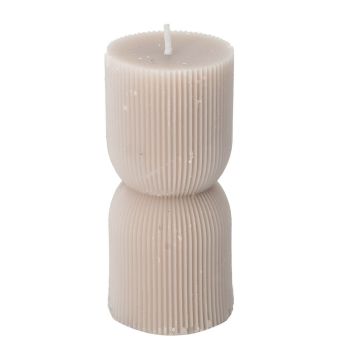 Stompkaars soya zandloper beige