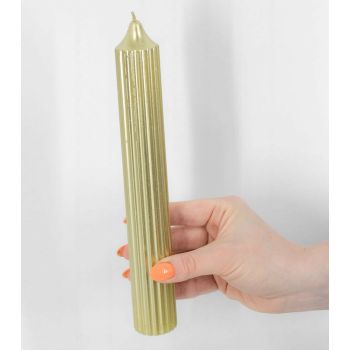 Dinerkaars ribbel goud soya