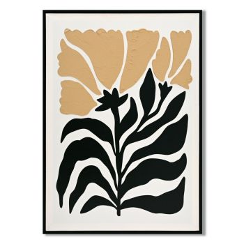 Schilderij bloemen organisch 