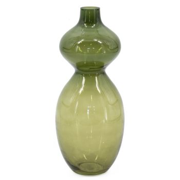 Glazen vaas olive