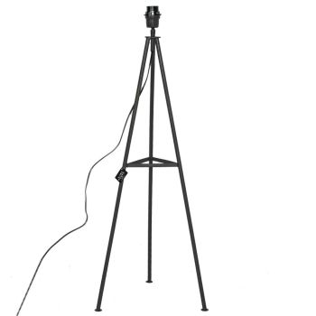 Vloerlamp metaal zwart
