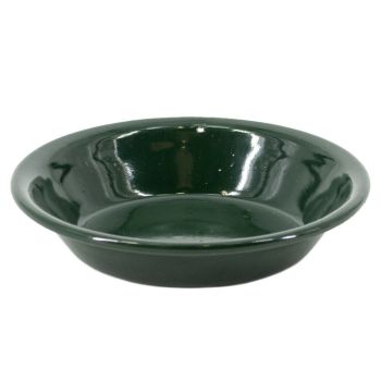 Schaaltje metaal donkergroen