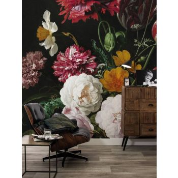 Fotobehang Golden age flowers