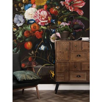 Fotobehang Golden age flowers