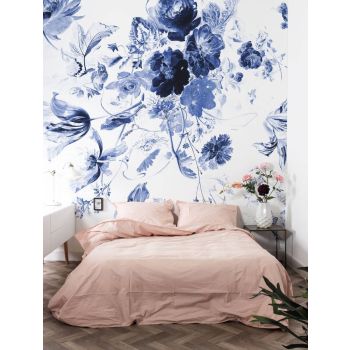 Fotobehang Royal blue flowers