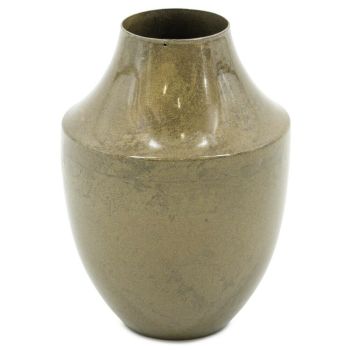 Vaasje metaal olive marble