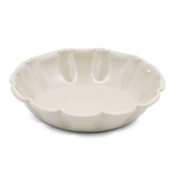 Schaaltje metaal bloem zand