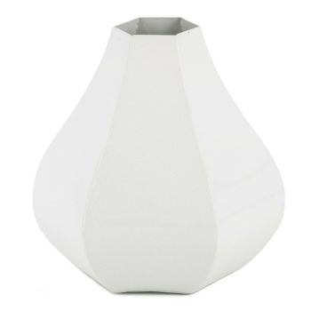 Vaas metaal wit