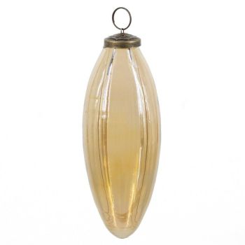 Kerstbal glas oil gold