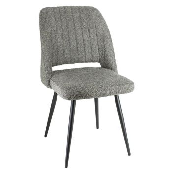 Eetkamerstoel Samora in teddy grijs