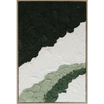 Schilderij abstract groen