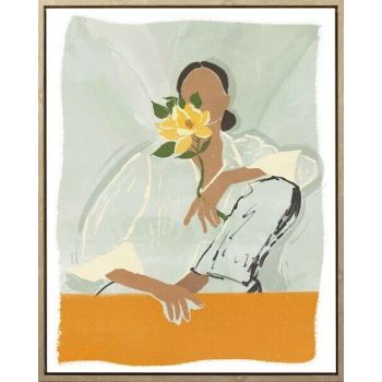 Schilderij vrouw abstract