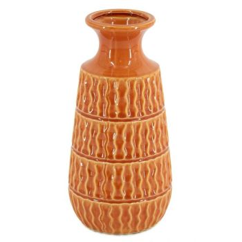 Aardewerk vaas tangerine/oranje