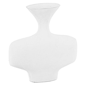 Vaas metaal organisch wit