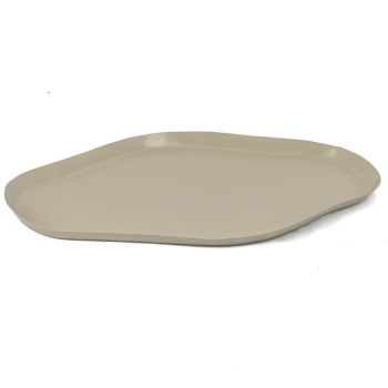 Metalen tray organisch sand