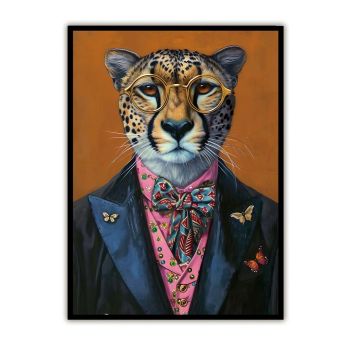 Schilderij 'Fancy Lion'