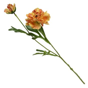 Kunstbloem ranonkel oranje