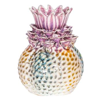 Aardewerk vaas flower rainbow