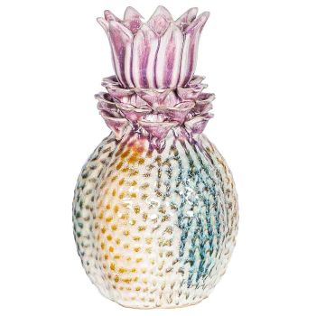 Aardewerk vaas flower rainbow