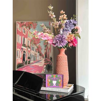 Kunstbloem Orchidee Paars