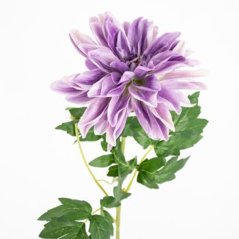 Kunstbloem Dahlia Paars 